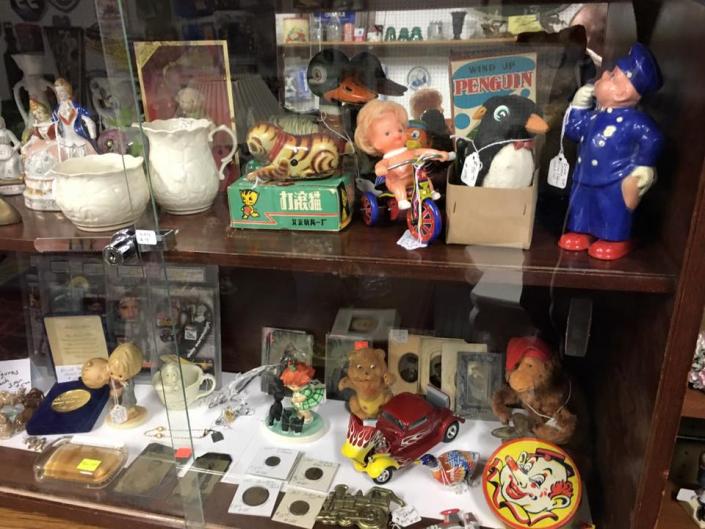 We have a huge selection of antique toys that are waiting for a new home, everything from vintage dolls to primitive yoyos!