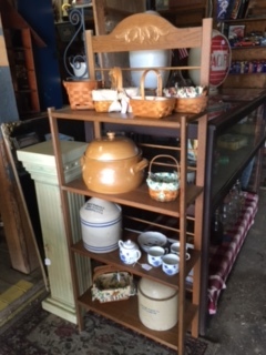 Antique Crock, Whiskey Jug, Longaberger Basket